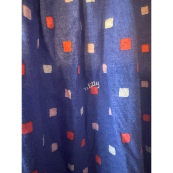 New Lilly  Pulitzer Dress Size Medium Kalama  Off-the-Shoulder Smocked  Blue - Picture 5 of 8